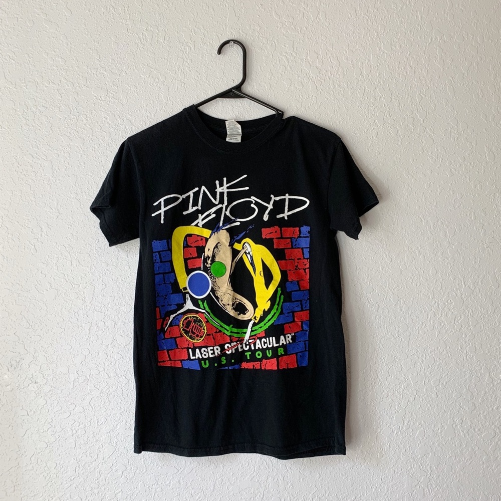 Pink Floyd Laser Light Show Graphic Shirt Small